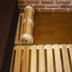 ★ すのこベッド　マットレスベッド　セミサイズの画像