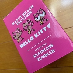 日焼けキティタンブラーの画像