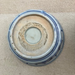 ##和皿　深皿　染め付け①　無料の画像