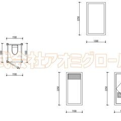 【価格破壊！】ウォシュレット付き 屋外設置OKユニットトイレ🚽新品✨3サイズ展開・即日設置可能！㉖の画像
