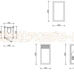 【価格破壊！】ウォシュレット付き 屋外設置OKユニットトイレ🚽新品✨3サイズ展開・即日設置可能！㉘の画像