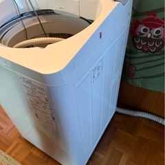 【美品】Panasonic na-fa7h3 洗濯機 7kg　2025年製の画像