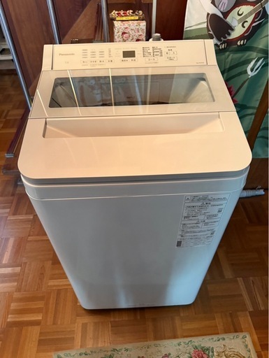 美品】Panasonic na-fa7h3 洗濯機 7kg 2025年製