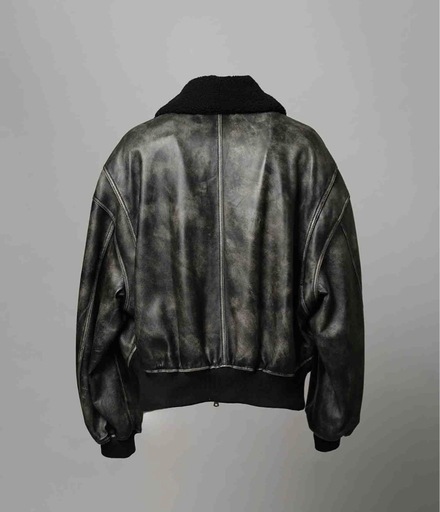 《UNISEX》Sheep Leather Mouton G-1 Flight Jacket/シープレザームートンプライムオーバーG-1フライトジャケット【MAISON SPECIAL/メゾンスペシャル】