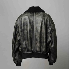 《UNISEX》Sheep Leather Mouton G-1 Flight Jacket/シープレザームートンプライムオーバーG-1フライトジャケット【MAISON SPECIAL/メゾンスペシャル】の画像