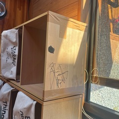 カラーボックス、3段ラックセットの画像