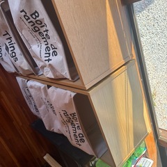 カラーボックス、3段ラックセットの画像