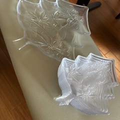 ガラス製クリスマスプレート🎄の画像