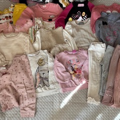 女の子　子供服　冬服　80.90センチ　まとめての画像