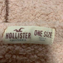 Hollister ピンク ファー付きマフラー ワンサイズの画像