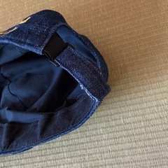 デニム生地キャップの画像