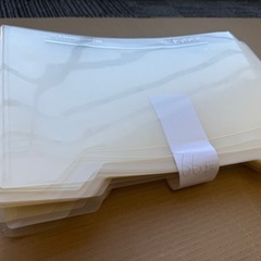 ①☆ほぼ新品☆T型クリアファイル計290枚の画像