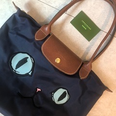 希少ロンシャン　トートバッグ　S 幻のミャーオ　の画像