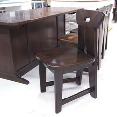 ダイニング5点セット　木製　リユース品　価格　22,000円の画像