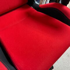 DXRacer 正規ゲーミングチェア 赤｜ヘッドレスト・腰クッション付｜状態良好の画像
