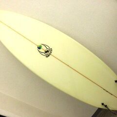 状態良好！wet works seccoデザイン サーフボード 3枚フィン カバー付きの画像