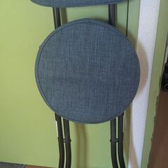 Iris Plaza 折りたたみチェア（ネイビー軽量2kg未満）＋ ローテーブル(無料)の画像