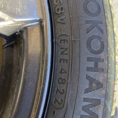 ヨコハマタイヤ　IceGuard60 ホイール付　4本の画像