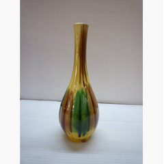 ☆▲三彩テーブルセット　花瓶　花器　花入　皿　ボール　食器　箸　lの画像