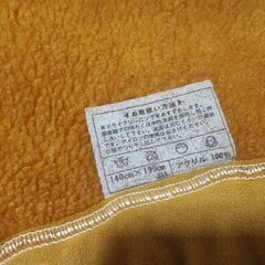 やや厚めのアクリル毛布の画像