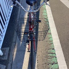【中古自転車】　(赤メタリック) 外装6段の画像