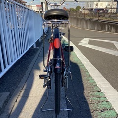 【中古自転車】　(赤メタリック) 外装6段の画像