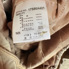 ベージュ モッズコート　M sizeの画像