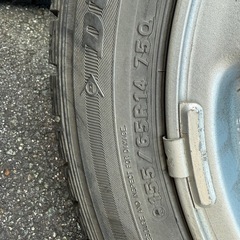 決まりましたスタッドレスタイヤ14インチです。の画像