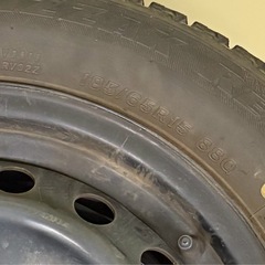 4本 15インチ ホイール＋スタッドレスタイヤの画像