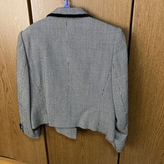 レディースジャケット千鳥格子の画像