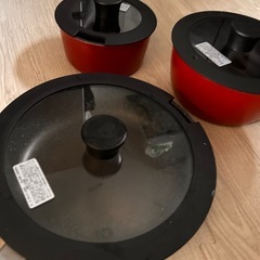 アイリスオーヤマ　鍋　フライパン　蓋　セットの画像