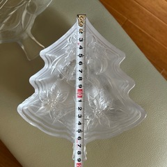 ガラス製クリスマスプレート🎄の画像