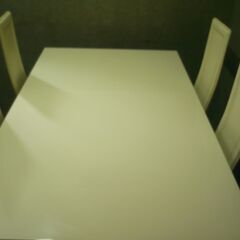 ★　ダイニング　テーブル　背もたれ椅子4脚　セット　会議テーブル　接客テーブルの画像