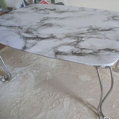 Iris Plaza 折りたたみチェア（ネイビー軽量2kg未満）＋ ローテーブル(無料)の画像