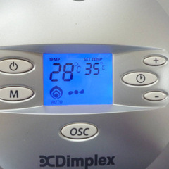 ☆▲Dimplex　ディンプレックス　セラミックヒーター　電気暖房　C120LJ　ヒーター　暖房器具　動作確認済み　aの画像