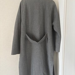 レディースウールコート・グレーの画像