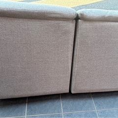 2人掛け ローソファー 椅子【サイズ】約160×82×高さ70cm    　の画像