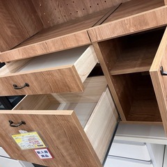 🤎LOWYA ロウヤ🤎キッチンカウンター🤎ウッド🤎北欧系🤎ナチュラルデザイン🤎2699の画像