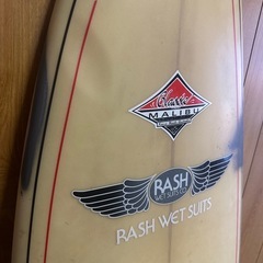 サーフボード クラシックマリブ ショートボード フィン付の画像