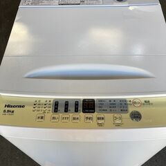 洗濯機　ハイセンス　5.5キロ　2024年製の画像
