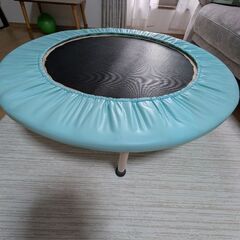 トランポリン　102cm/耐荷重110kg　ミント色の画像