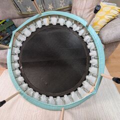 トランポリン　102cm/耐荷重110kg　ミント色の画像