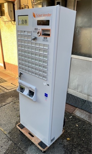 【最新モデル】美品 2024年12月 使用1年未満 GLORY グローリー VT-B20-F 券売機 食券機 券職人 ロール付き 低額