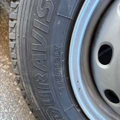 軽トラ用　鉄ホイール、サマータイヤの画像