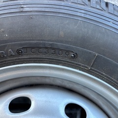 軽トラ用　鉄ホイール、サマータイヤの画像