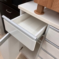 🤍NITORI ニトリ🤍キッチンカウンター🤍ホワイト🤍ハイグロス🤍ハイカウンタータイプ🤍2700の画像