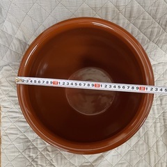 久松窯　かめ　丸壺蓋付　10号の画像