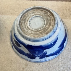 ##和皿　深皿　藍色③ 100円の画像