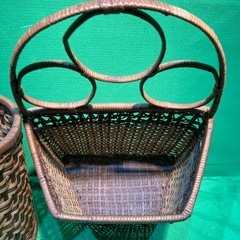 竹籠  2個セット
の画像