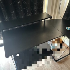 【お取引中】L字デスク ゲーミングデスクの画像